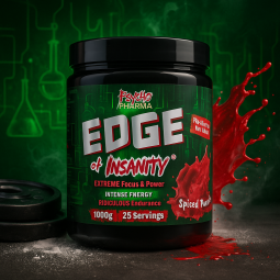 Psycho Pharma Edge of Insanity – Pré-workout ultra puissant pour énergie et performance