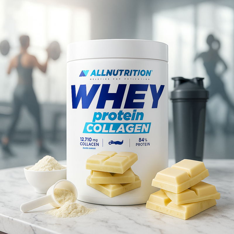 Allnutrition Whey Protein Collagen - Protéine + Collagène pour Muscles, Articulations et Beauté
