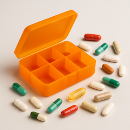 Pilulier – Boîtier 6 Compartiments