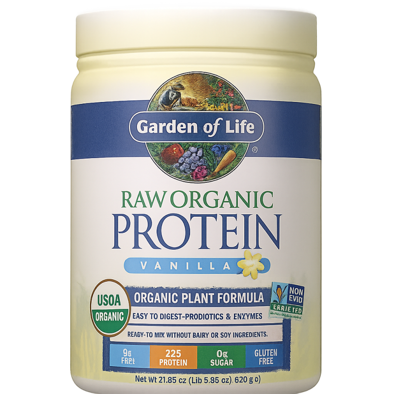 Garden of Life Raw Protein – Protéine végétale bio avec enzymes et probiotiques Garden of Life Raw Protein – Protéine végétale bio avec enzymes et probiotiques