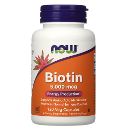 NOW Foods Biotin 5000mcg