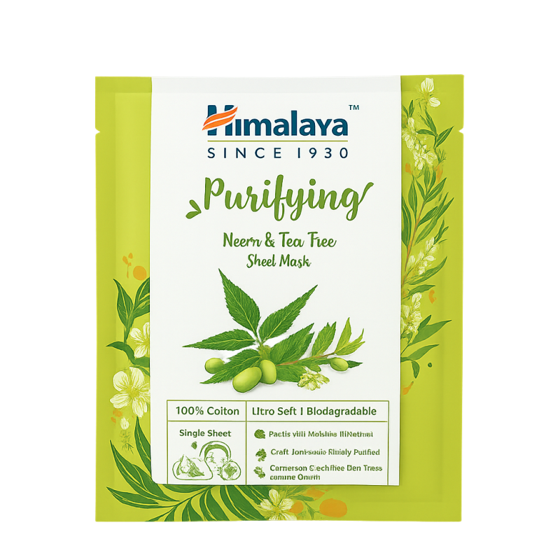Himalaya Purifying Neem Tea Tree Sheet Mask Himalaya Purifying Neem Tea Tree Sheet Mask