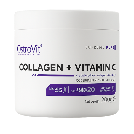 OstroVit Collagène + Vitamine C – Beauté de la peau, articulation et vitalité – 200g