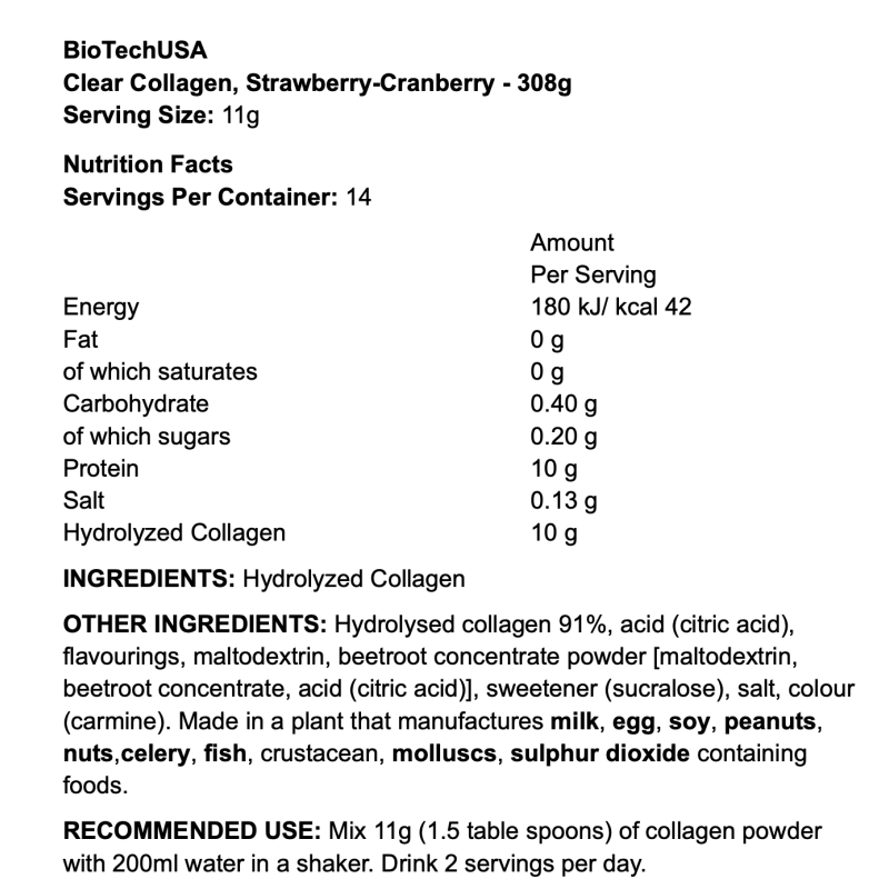 BioTechUSA Clear Collagen