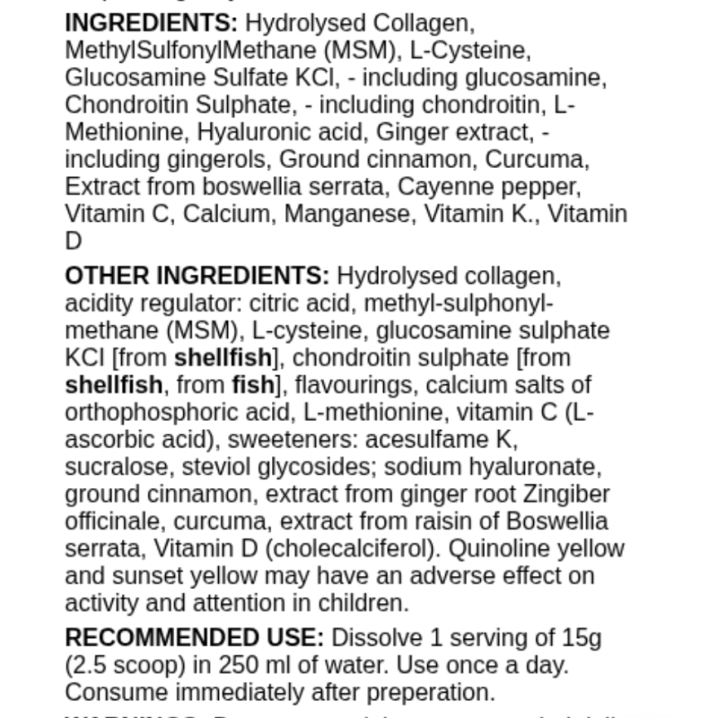 Allnutrition Collagen Pro – Collagène bovin pour articulations, beauté et récupération