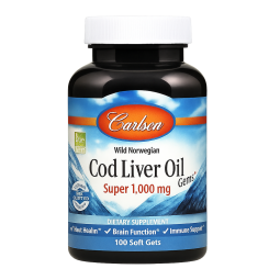 Carlson Labs Wild Norwegian Cod Liver Oil Gems