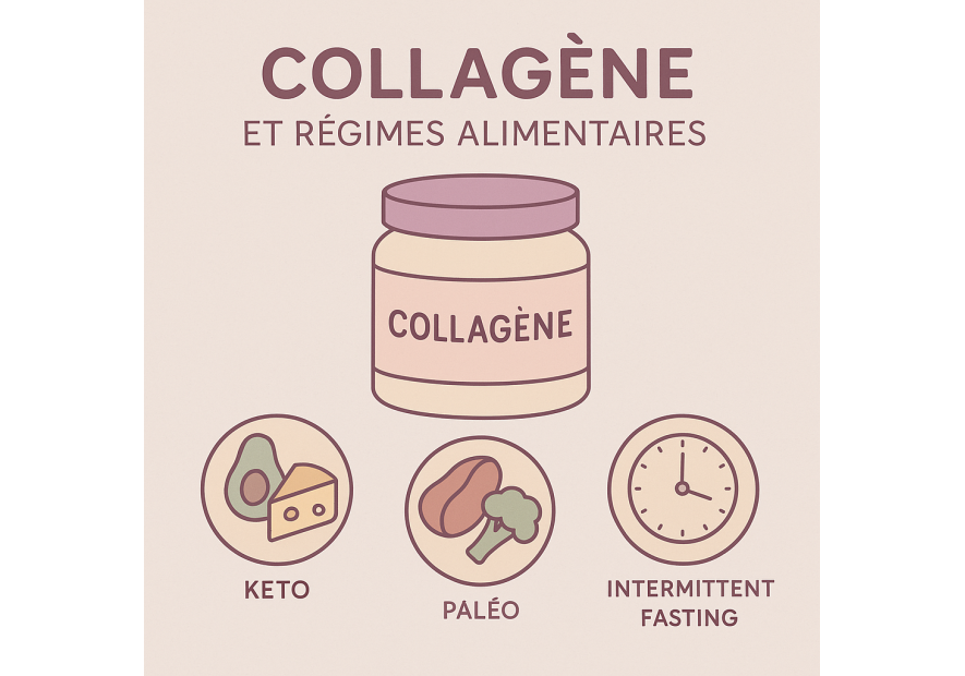 Collagène et régimes alimentaires : keto, paléo, jeûne intermittent