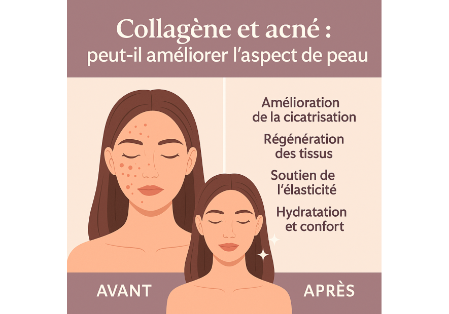 Collagène et acné : peut-il améliorer l’aspect de la peau ?