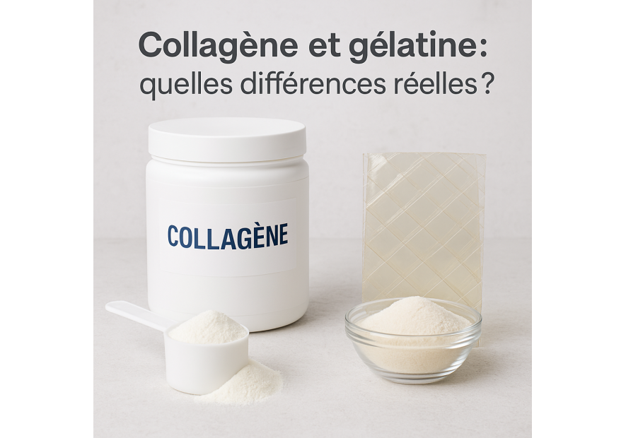 Collagène et gélatine : quelles différences réelles ?