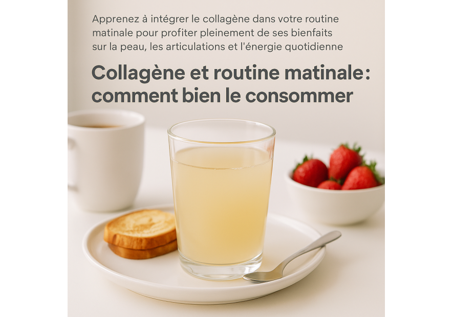 Collagène et routine matinale : comment bien le consommer