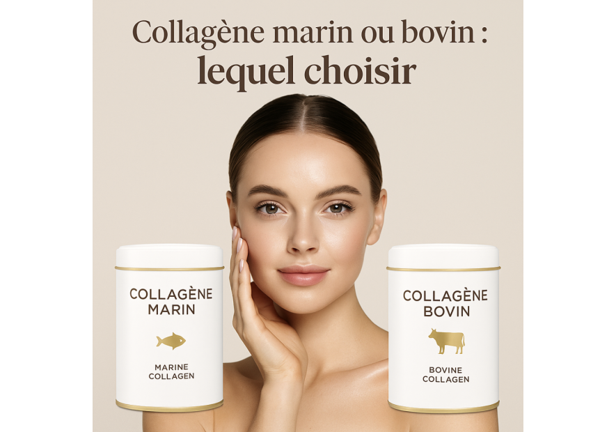 Collagène marin ou bovin : quel est le meilleur choix pour une peau éclatante et des articulations solides ?