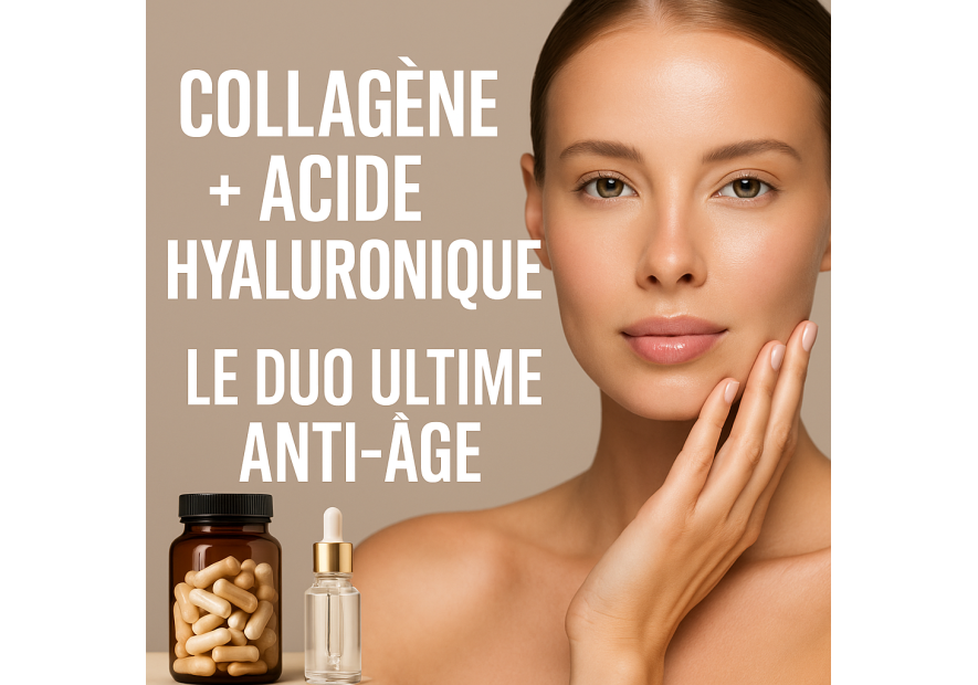 Collagène + acide hyaluronique : le duo ultime anti-âge